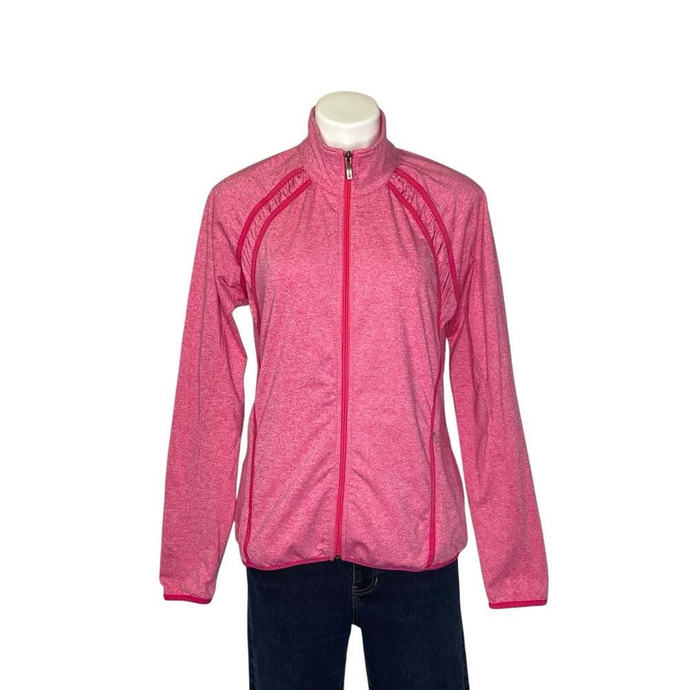 ARIAT TEK Athletic Sweatshirt Full Zip Cold Series Long Sleeves Pink Large